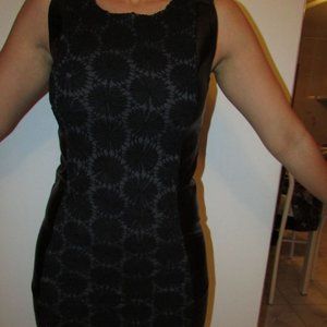 Women's Black Dress with pattern